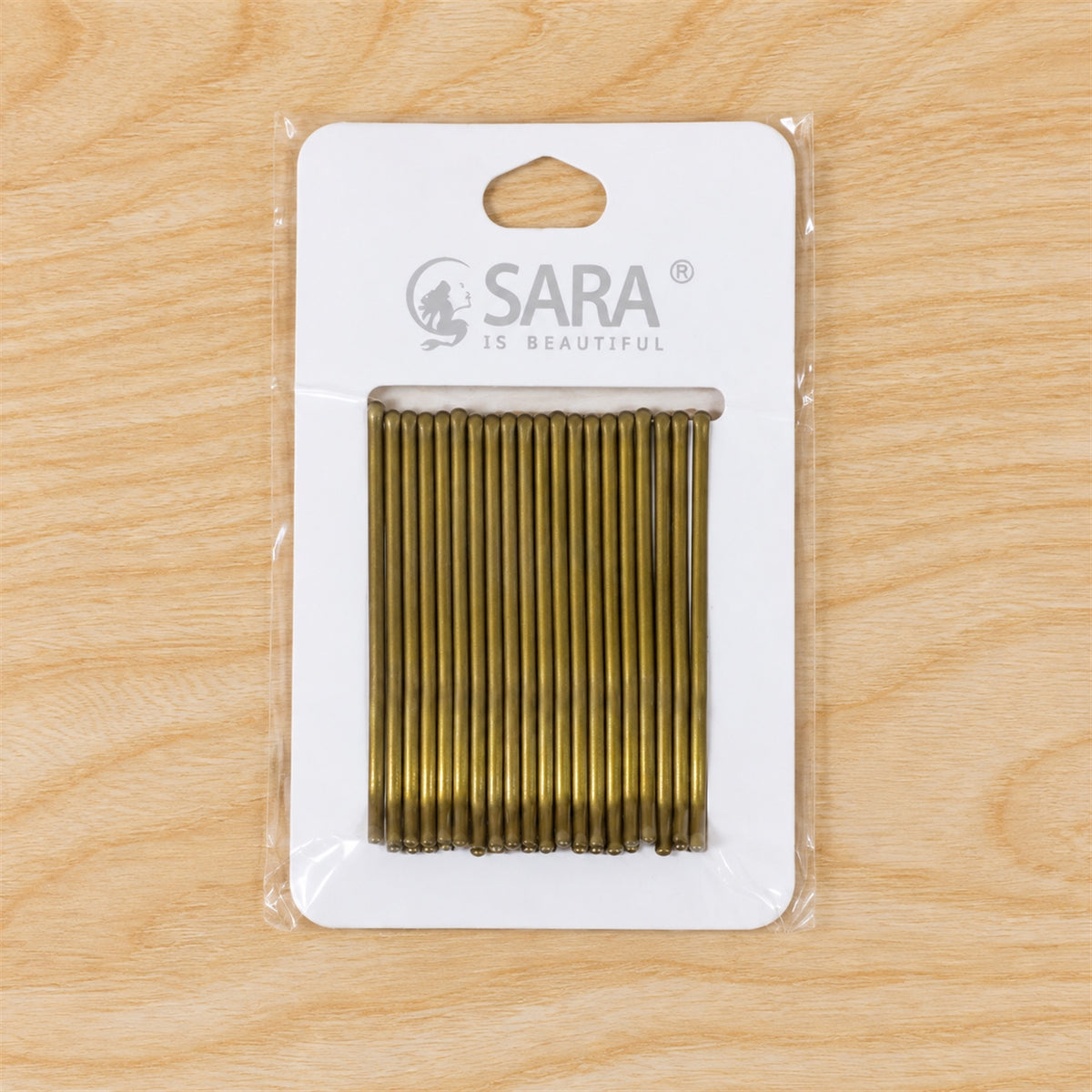 Metal Hair Pins with Rounded Tips for Bun Updo and Everyday Hair Styling (20 Pc)