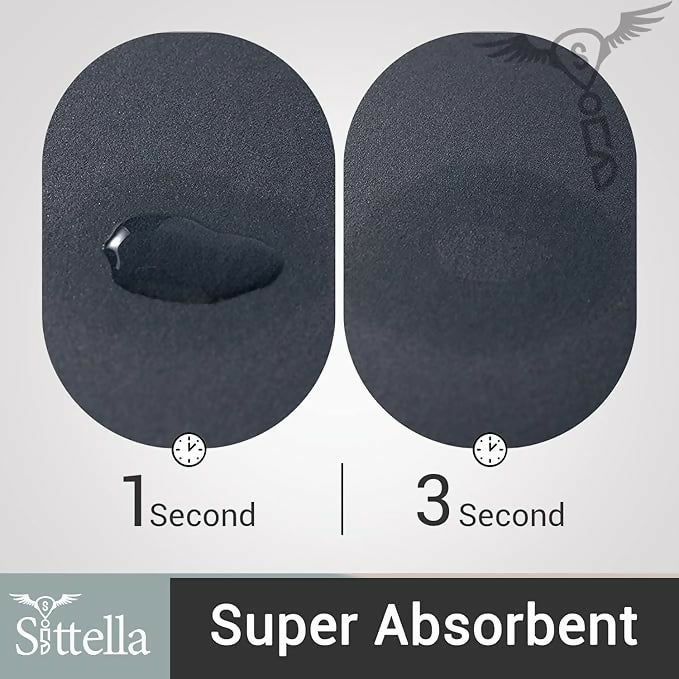 Premium Grey Oval Bathroom Floor Mat – Anti-Slip Soft Microfiber Bath Rug for Home, Hotel & Spa | Quick Dry, Water Absorbent, Washable Bathroom Mat with Non-Skid Rubber Backing | Modern Minimalist Design