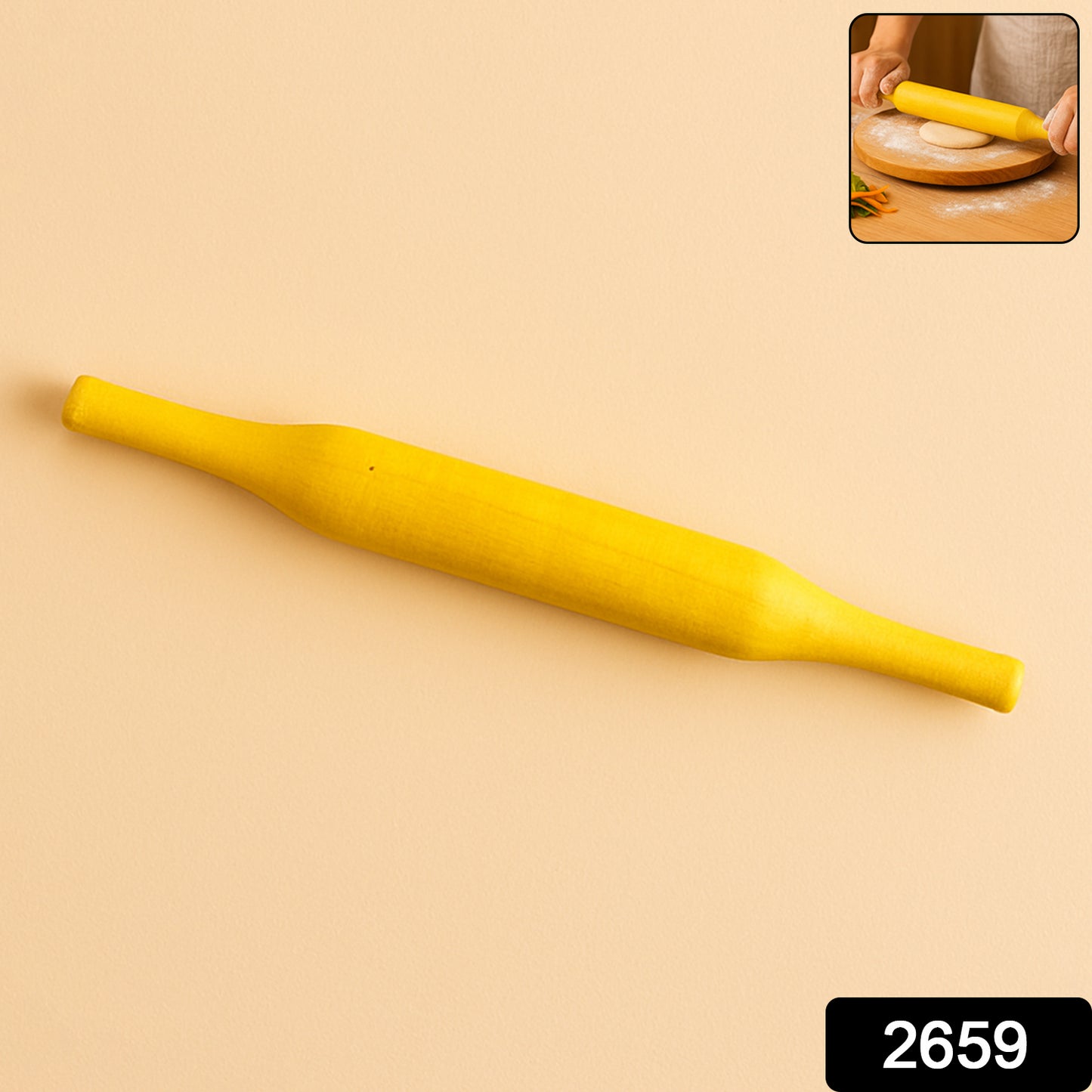 Full length Bombay belan wooden rolling pin
