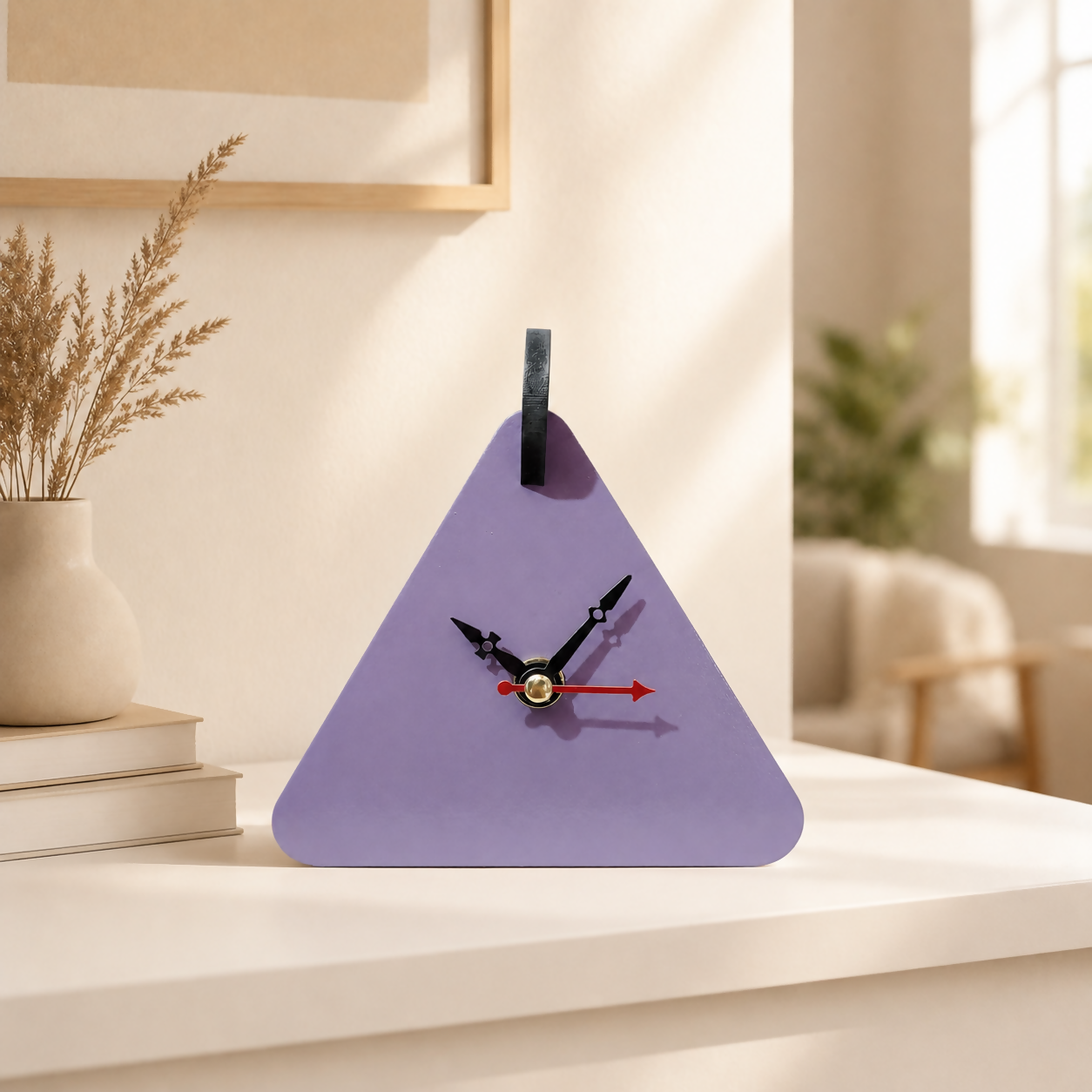 Triangle Table Clock 2