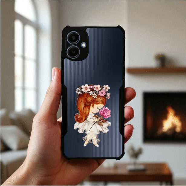 Flower Girl Mobile Cover For Samsung A06