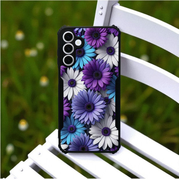 Violet Bloom Mobile Cover For Samsung A55