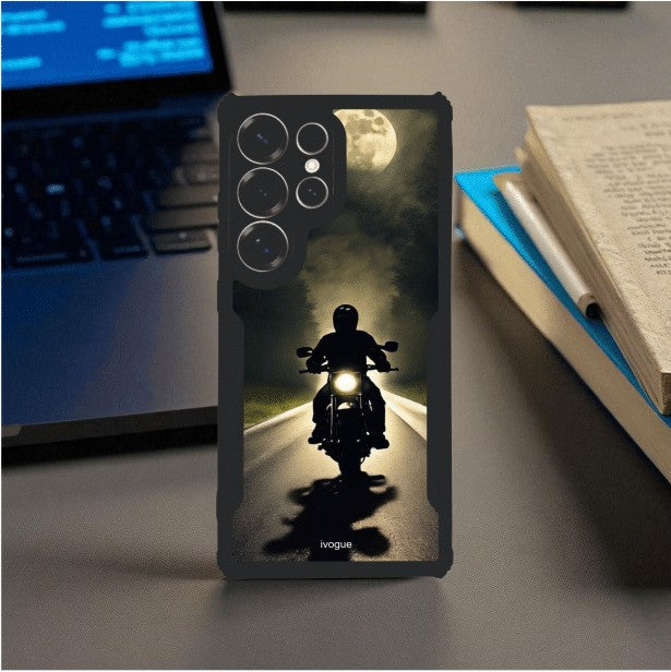 Bike Rider Mobile Cover For Samsung S25 Ultra