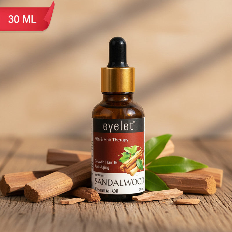 Eyelet Sandalwood Essential Oil for Smooth Skin & Natural Calmness – 30ML
