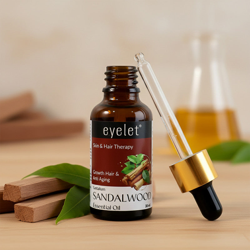 Eyelet Sandalwood Essential Oil for Smooth Skin & Natural Calmness – 30ML