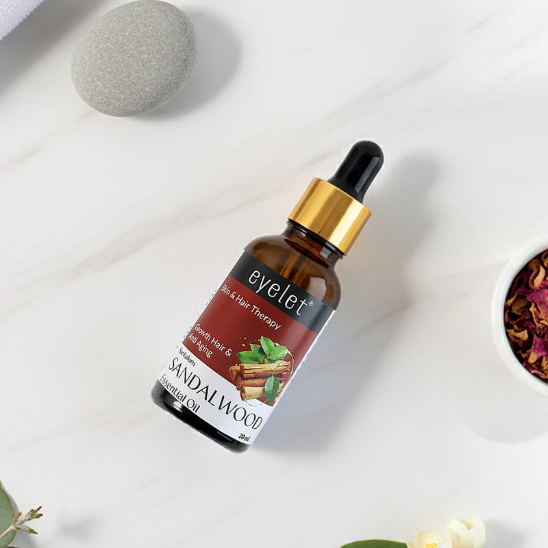 Eyelet Sandalwood Essential Oil for Smooth Skin & Natural Calmness – 30ML