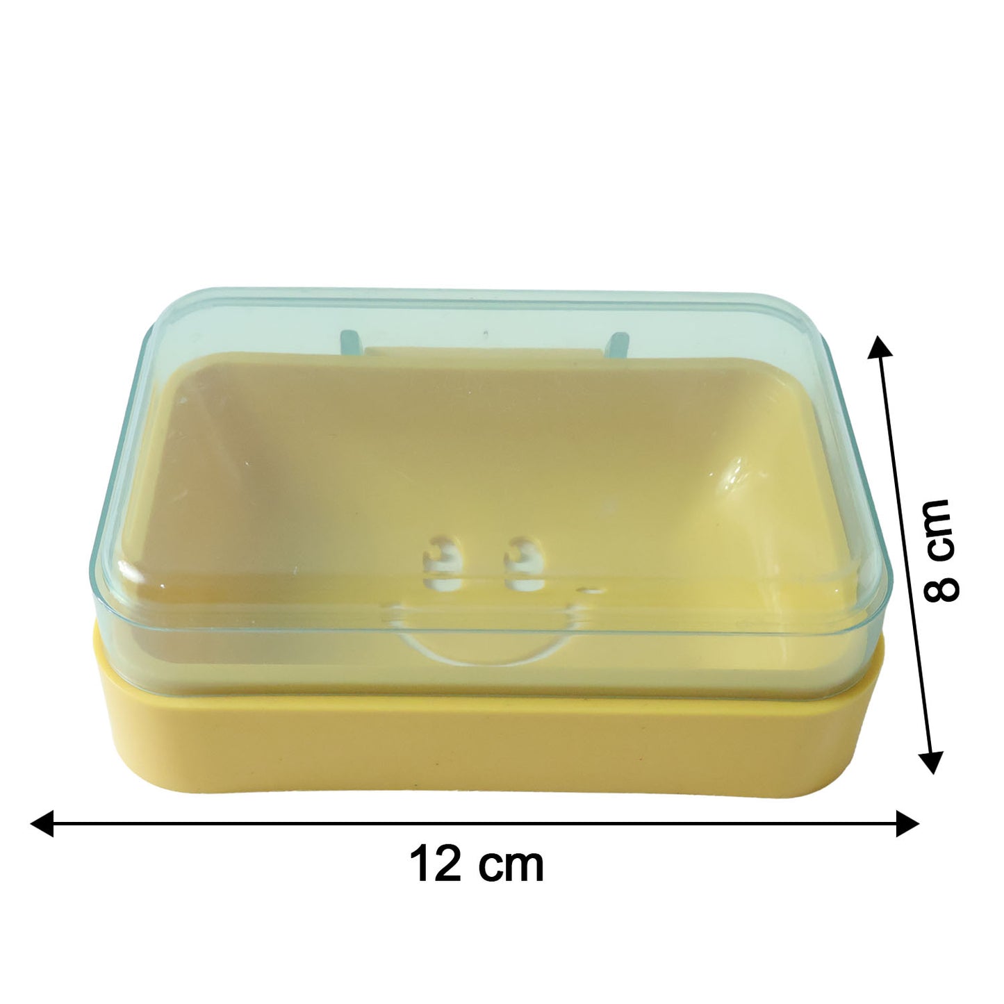 Cute Smiley Design Plastic Soap Case (1 Pc)