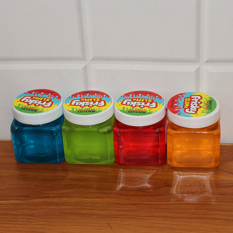 Khyati Frisky Clear Slime Stretchy, Soft & Fun Sensory Play Gel (1Pc/Mix Colour, 125 g)