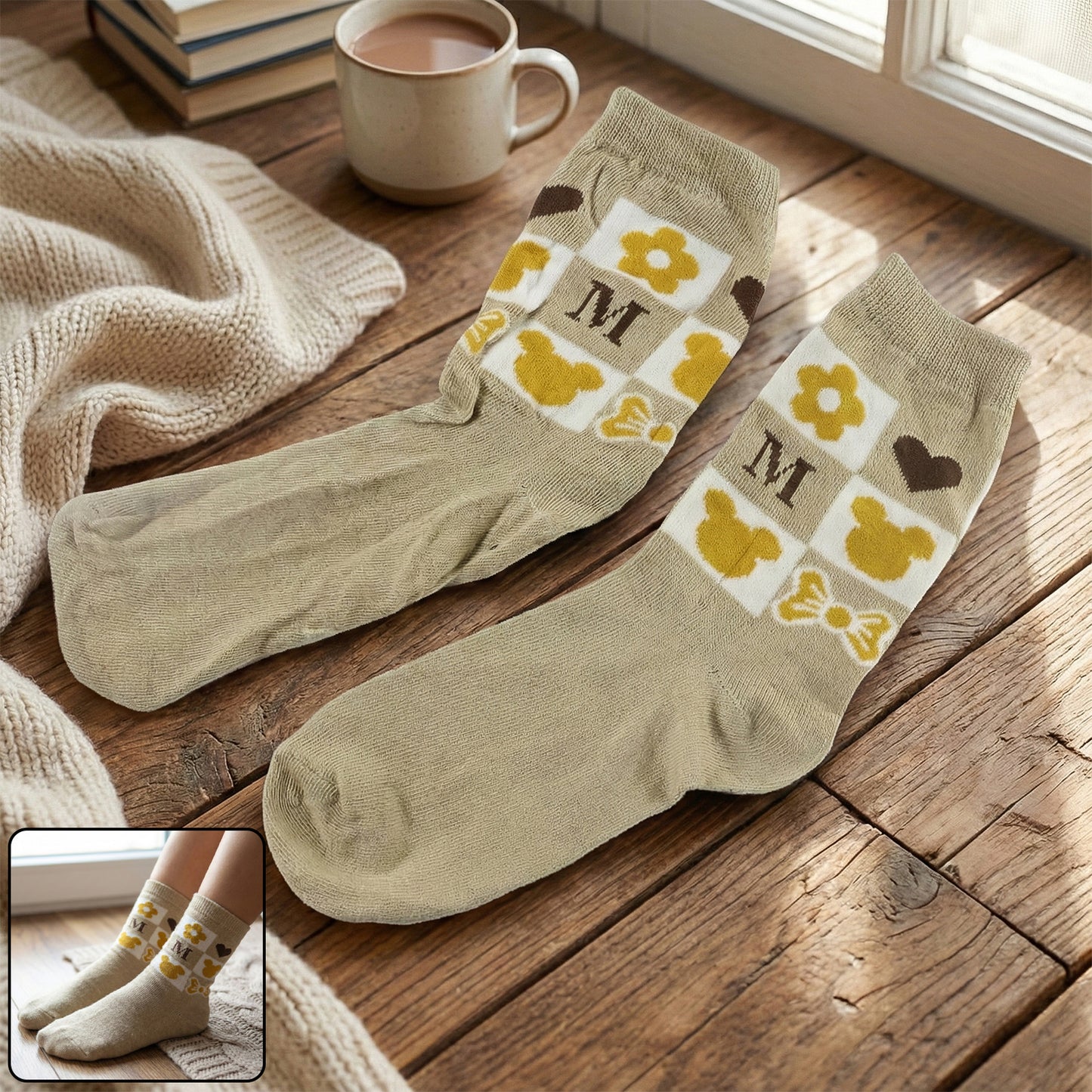 Premium Soft Light Socks (1 Pair / Long)