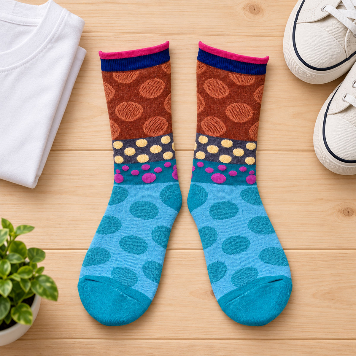 Features of ankle length socks soft cotton.