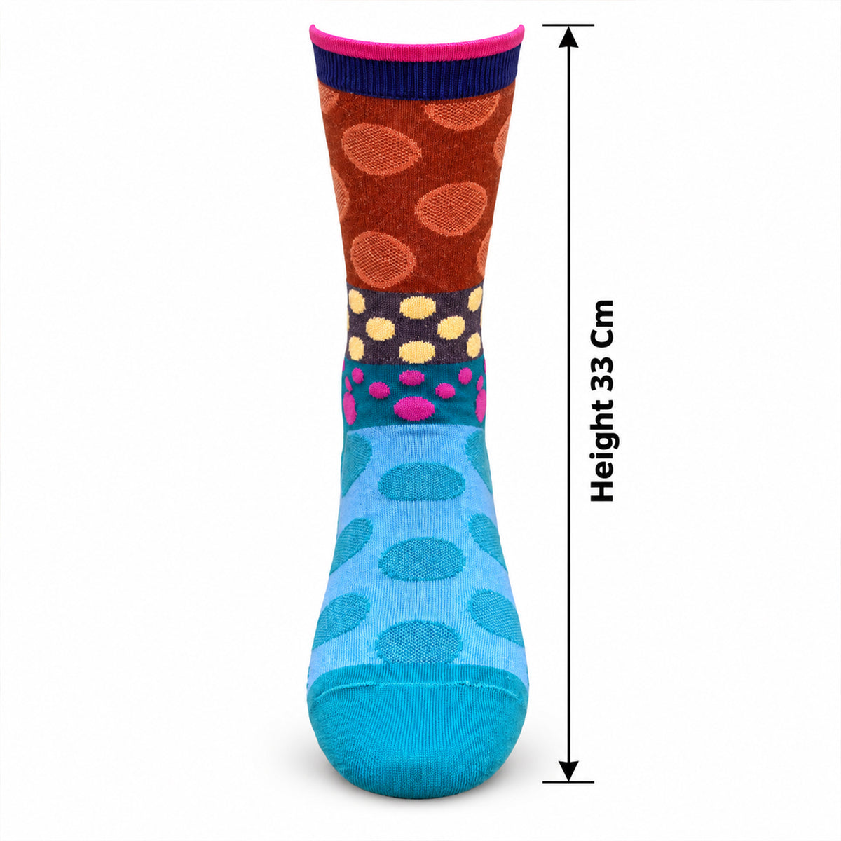 Design details of ankle length socks soft cotton.