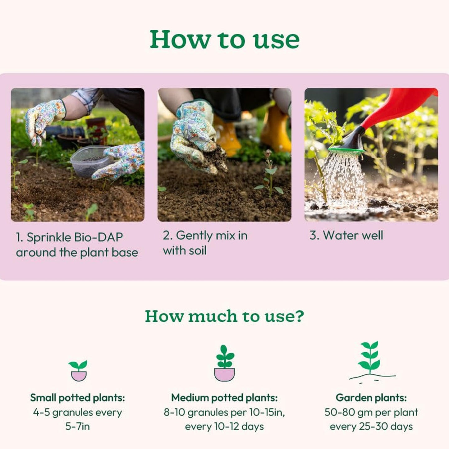 Red Organic Soil Fertilizer Granules (1 KG Pack)