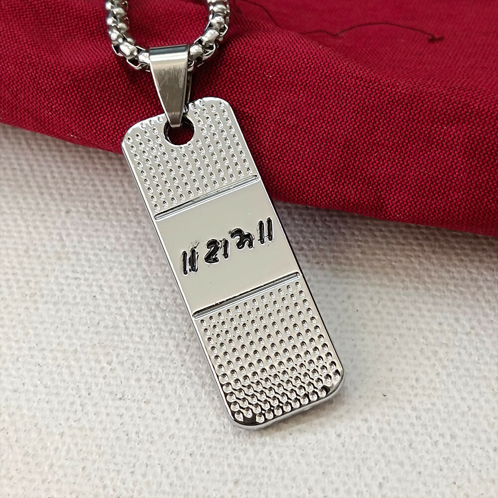 Silver Plated Ram Chain Pendant