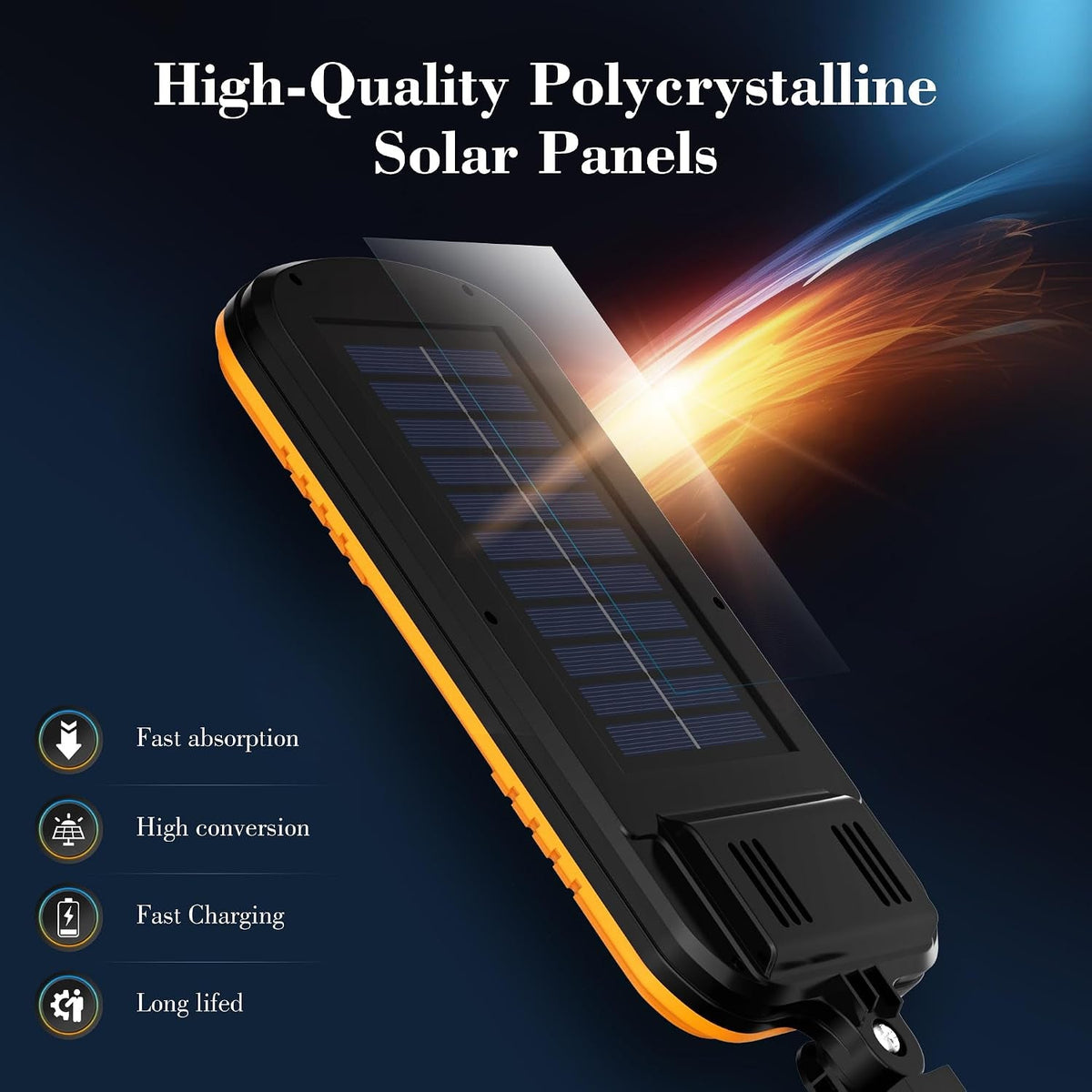 Solar LED Motion Sensor Wall Light with Remote Waterproof Outdoor