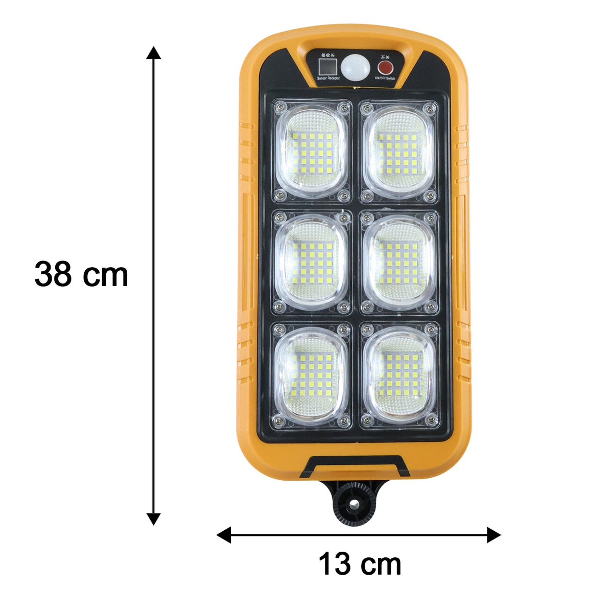 Solar LED Motion Sensor Wall Light with Remote Waterproof Outdoor