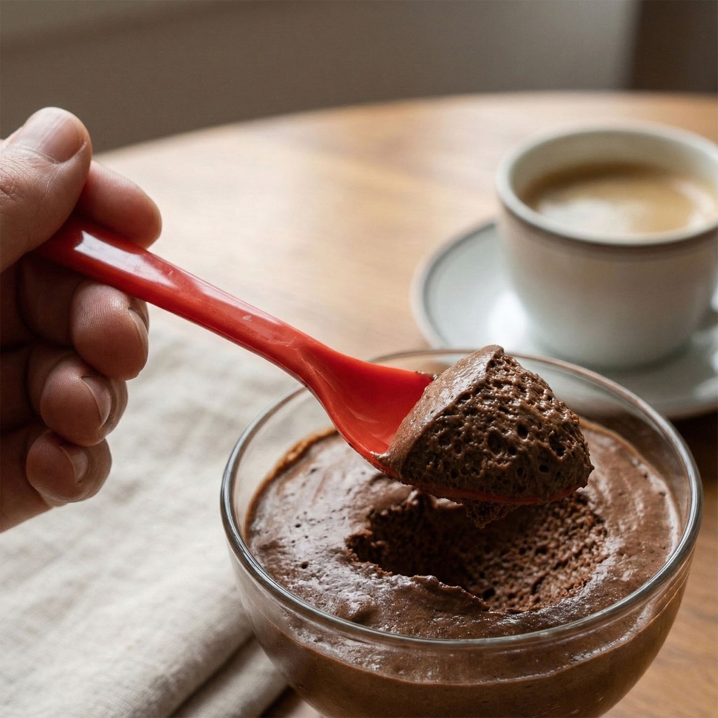 Food Plastic Spoon Set Table Spoon Tea Spoon Coffee Spoon Heat Resistant 5 Pc