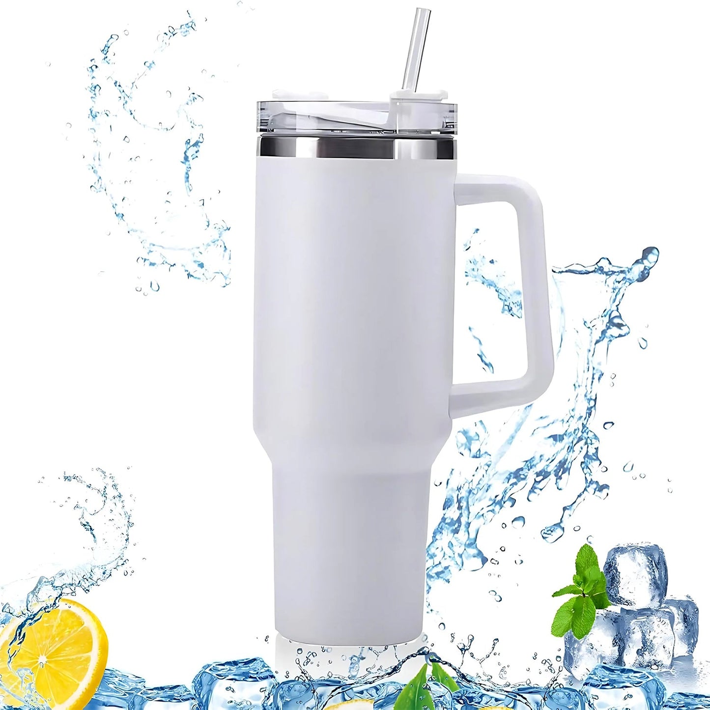 Customize / personalized White Extra Large Insulated Travel Mug (1200ML - 1 Pc)