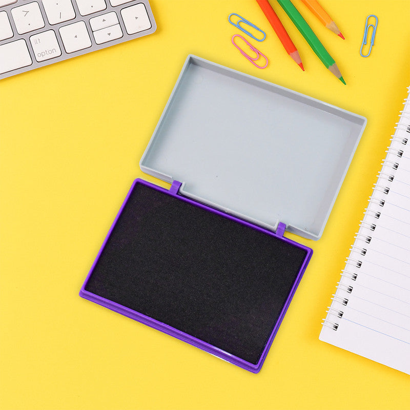 Camlin Deluxe Stamp Pad – Violet Color High-Quality Ink Pad for Crisp and Clear Impressions