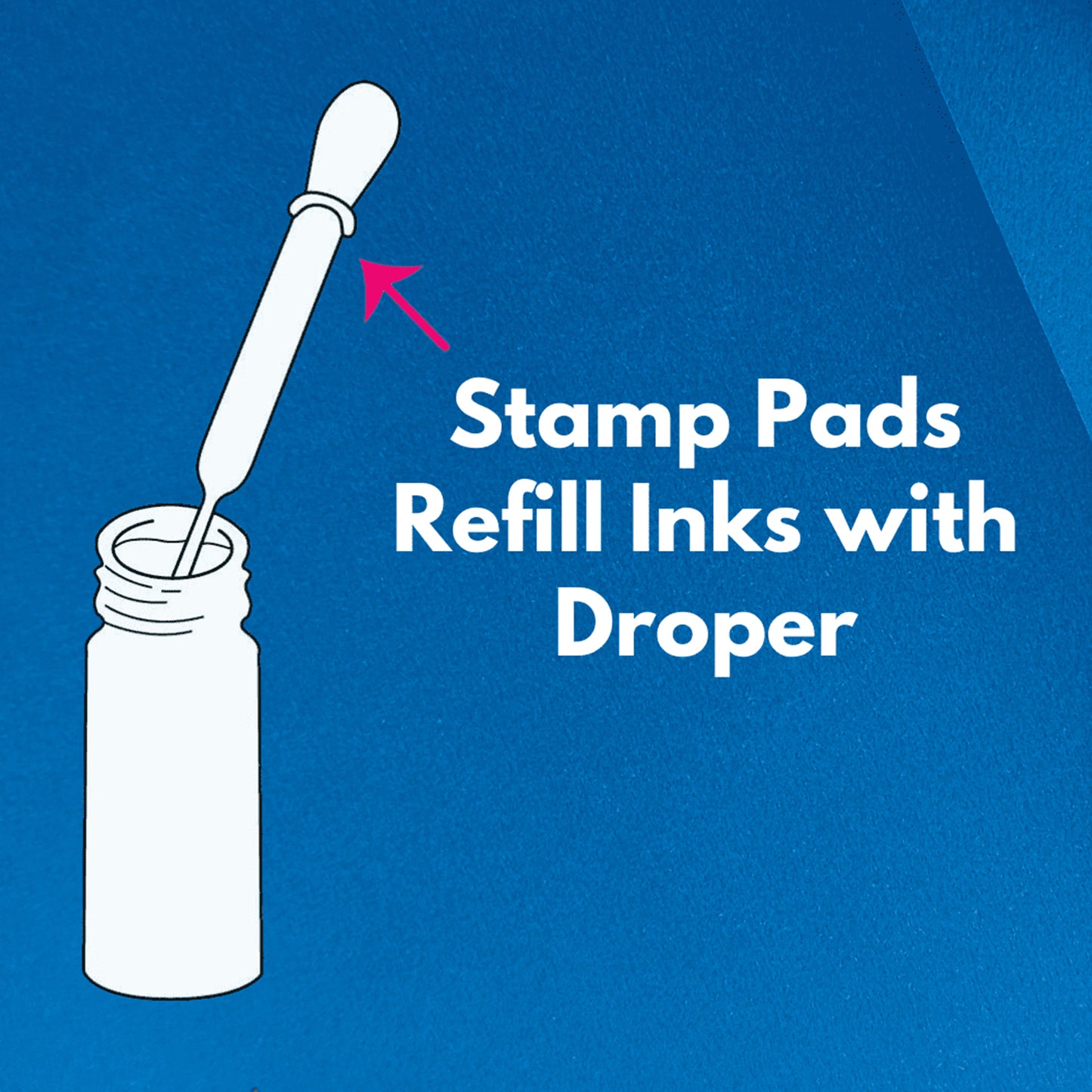 Officemate Stamp Pad Ink – 500 ml Violet Refill Bottle for Office Stamp Pads