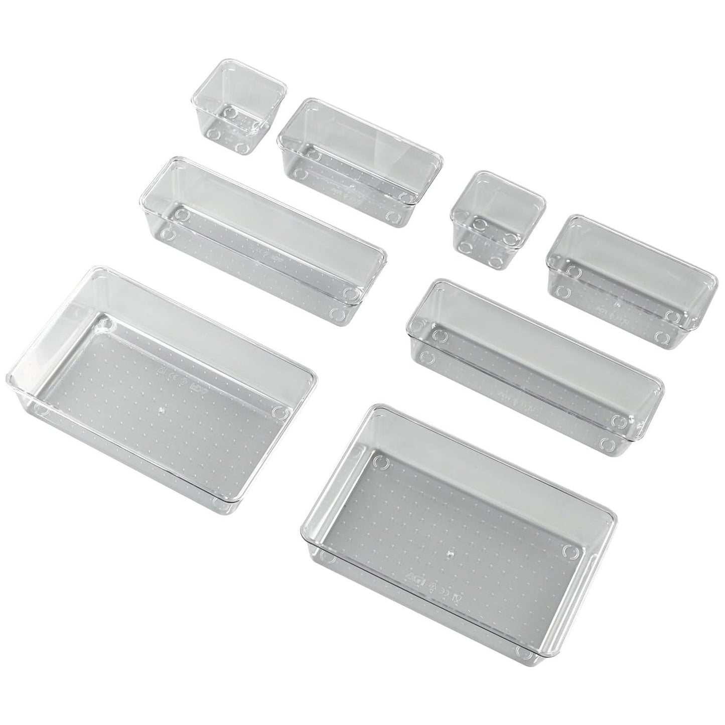 kitchen drawer storage tray set