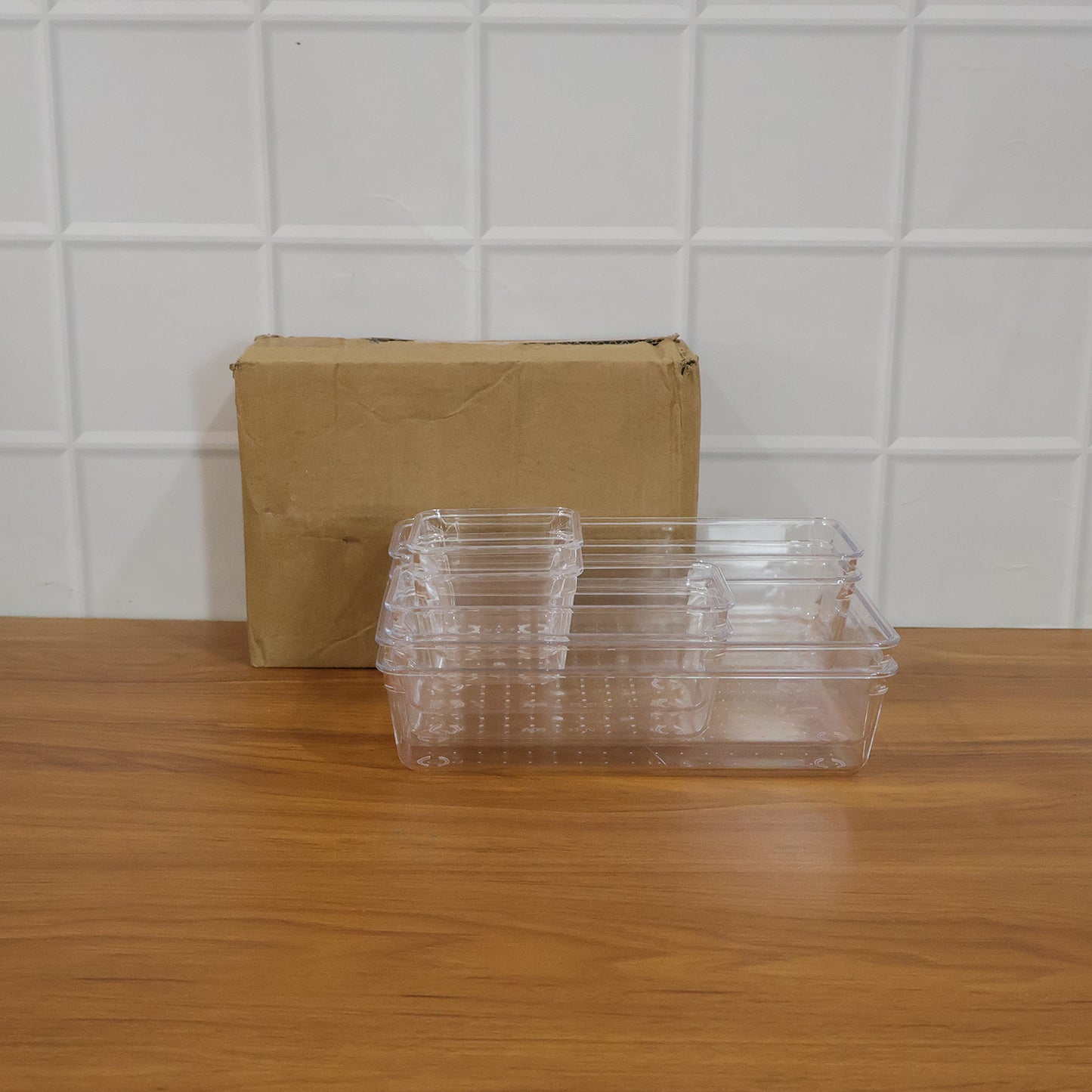 desk drawer storage tray set