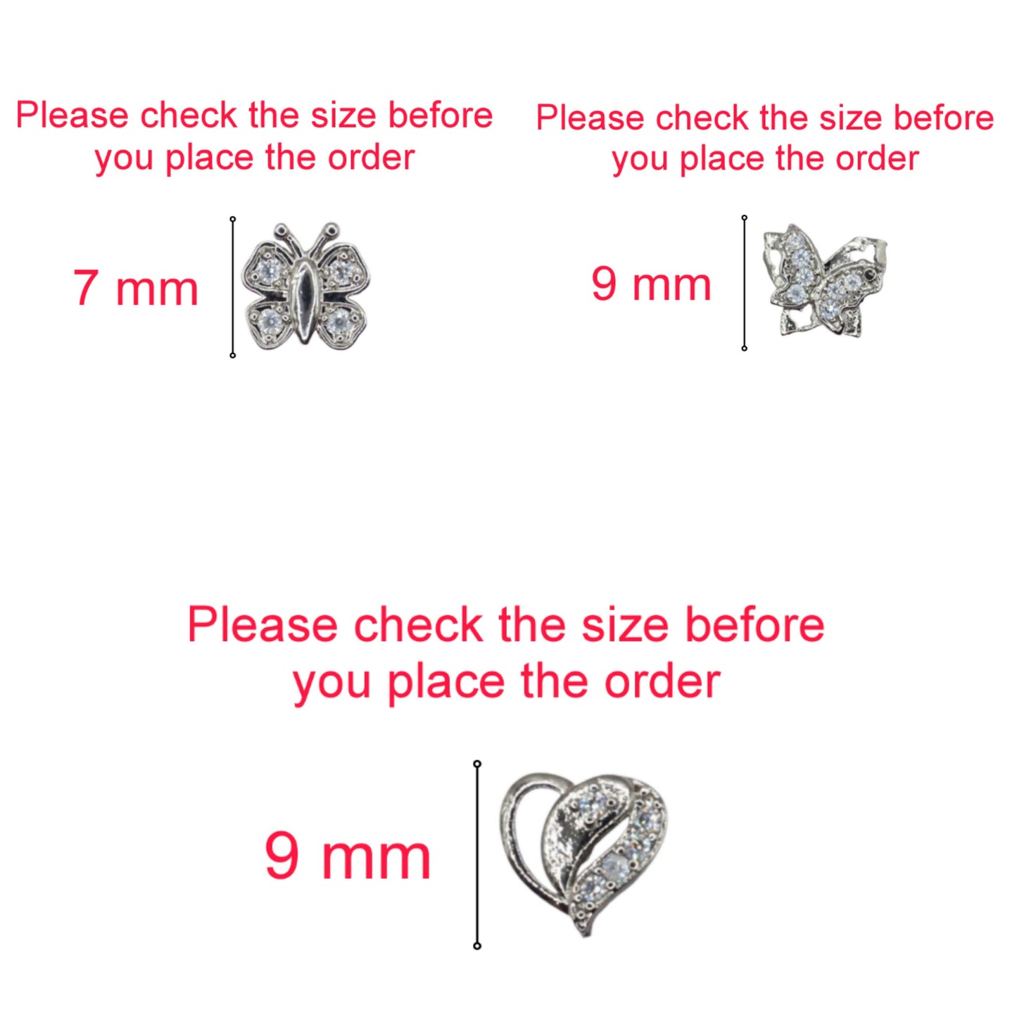 Heart-shaped sterling silver stud earrings adorned with cubic zirconia stones