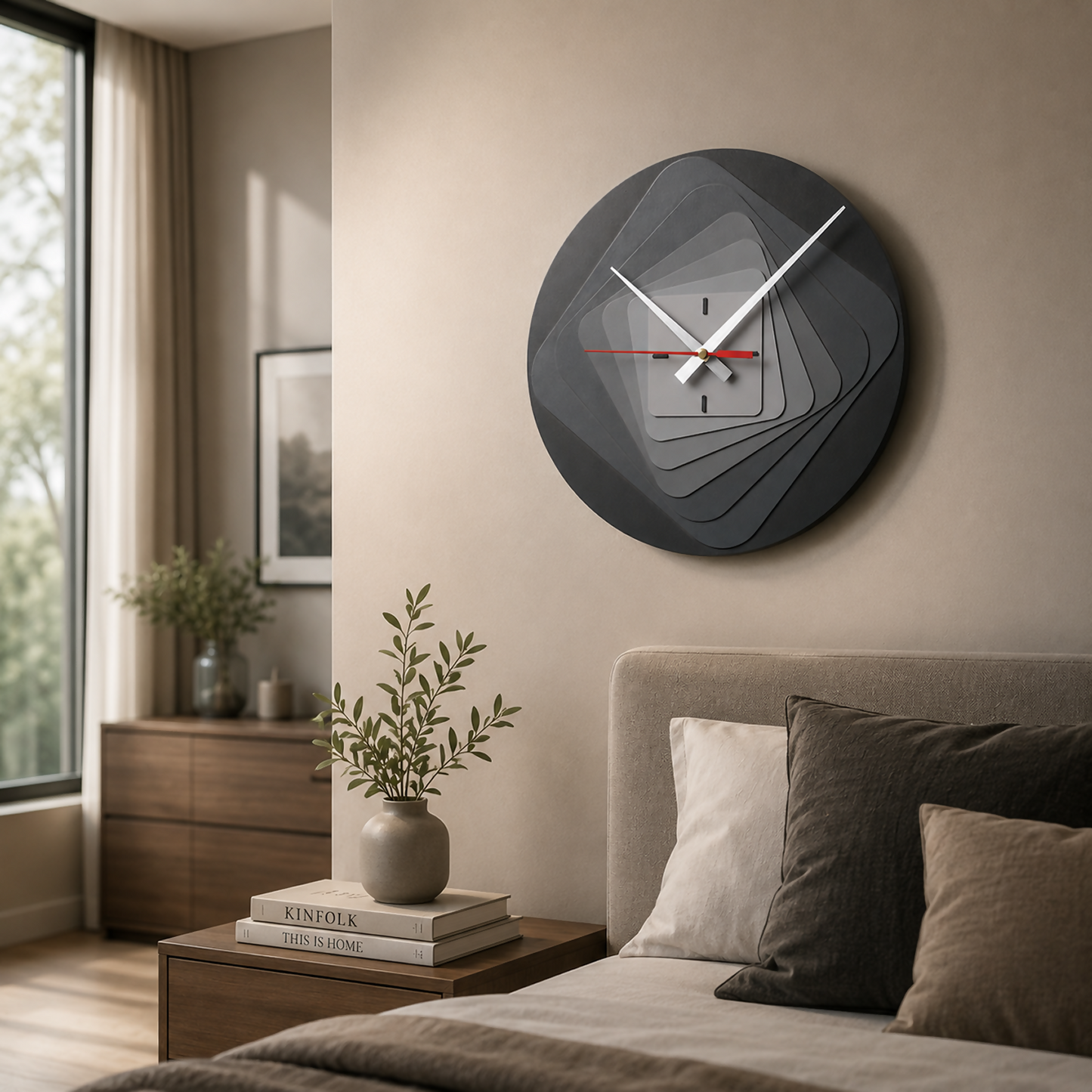 Clock 7 Layer Grey 6