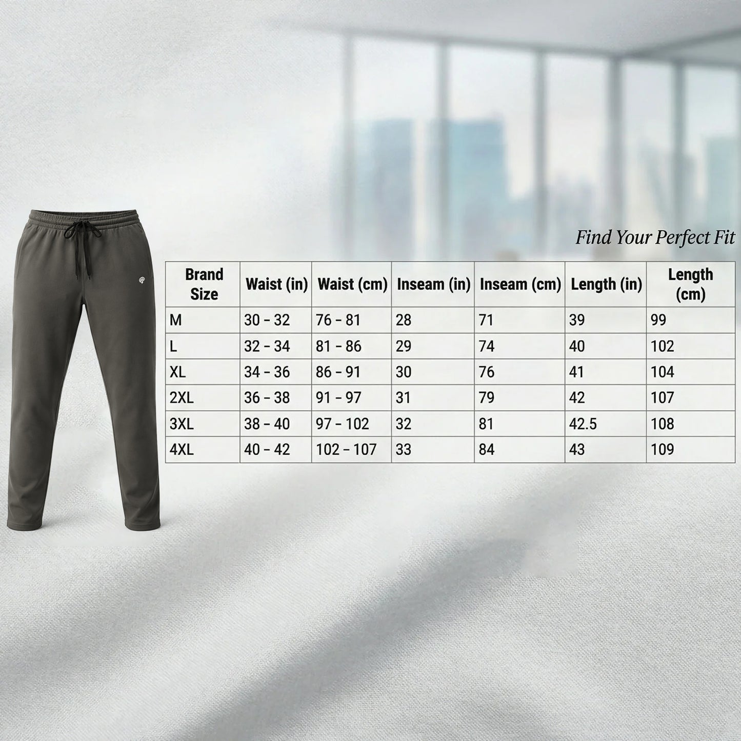 Men’s Athletic Track Pants Slim Fit Stretchable Comfortable Gym Jogging Wear