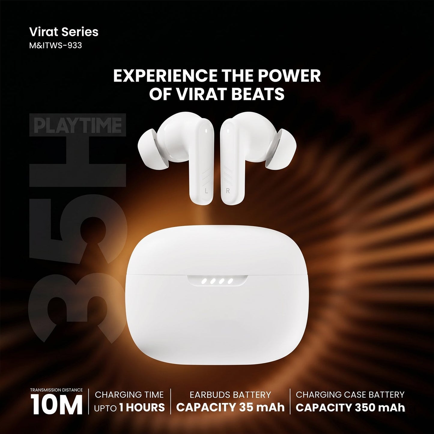 Virat Series Wireless Bluetooth Earbuds (1 Pc)