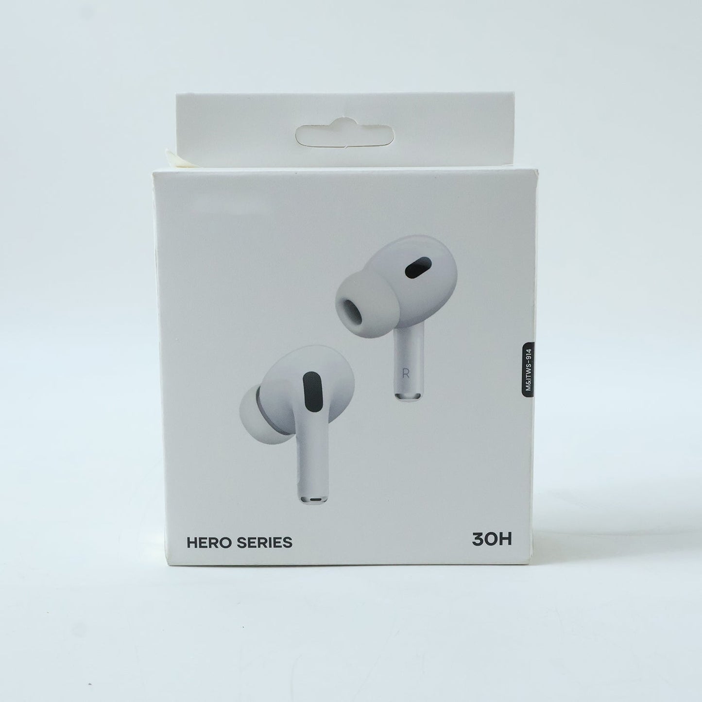 Person using Hero Series Wireless Bluetooth Earbuds while running
