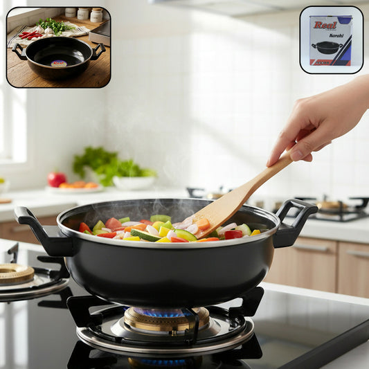 Multipurpose Kitchen Cooking Pan for Frying, Stir Fry, Curry & Vegetable Cooking