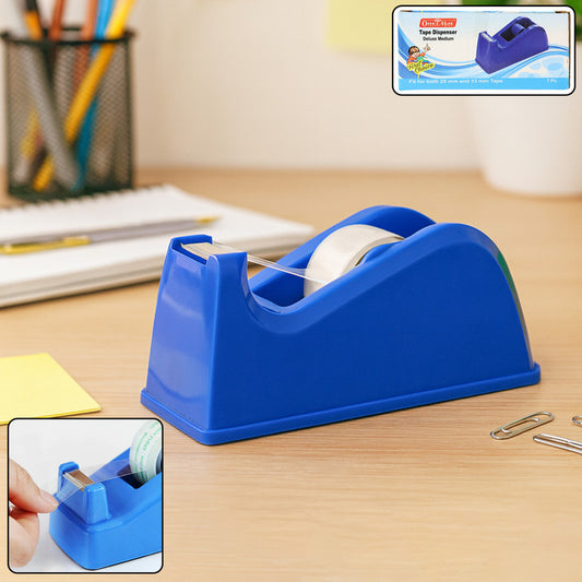 OfficeMate Tape Dispenser Deluxe Medium – Heavy Base & Sharp Cutter for Smooth Tape Use