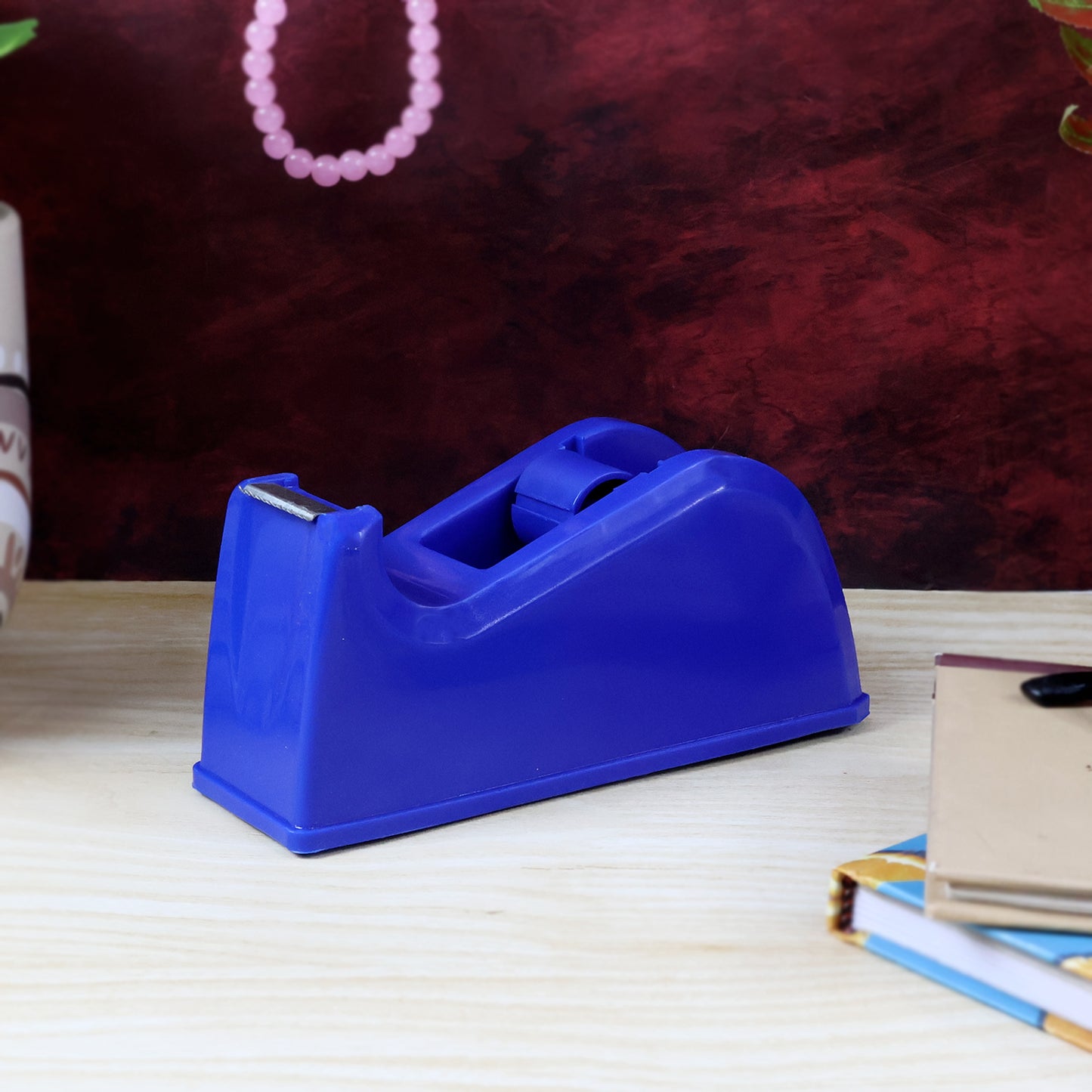 Officemate Tape Dispenser Deluxe Medium – Heavy Base & Sharp Cutter for Smooth Tape Use