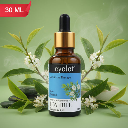 Eyelet Tea Tree Essential Oil for Clear Skin & Scalp Purification Support – 30ML