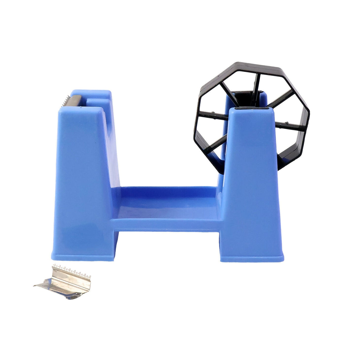 Tape Dispenser with Utility Tray and Cutting Blade for Office, School and Home Use