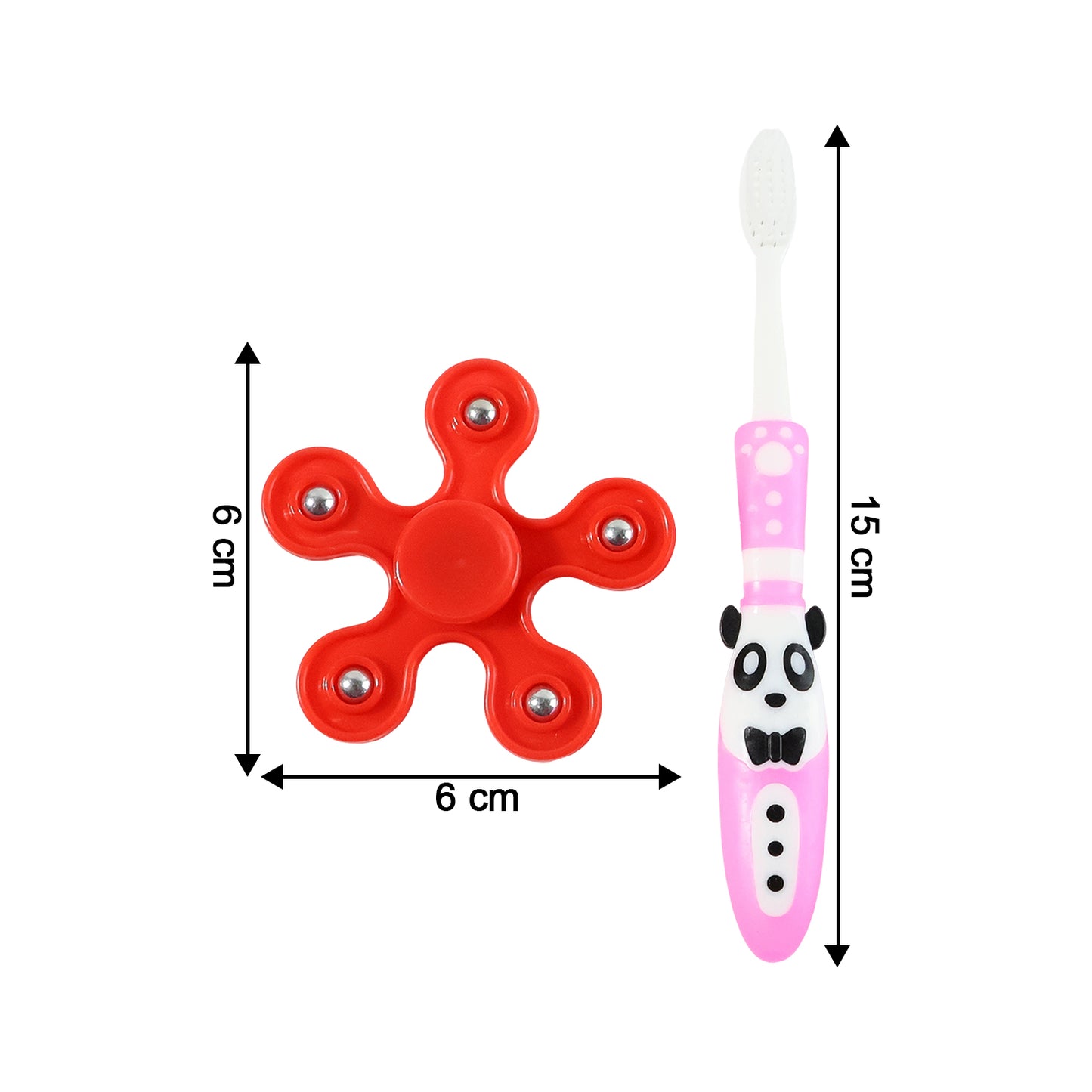 Kids Toothbrush and Fidget Spinner Toy Set