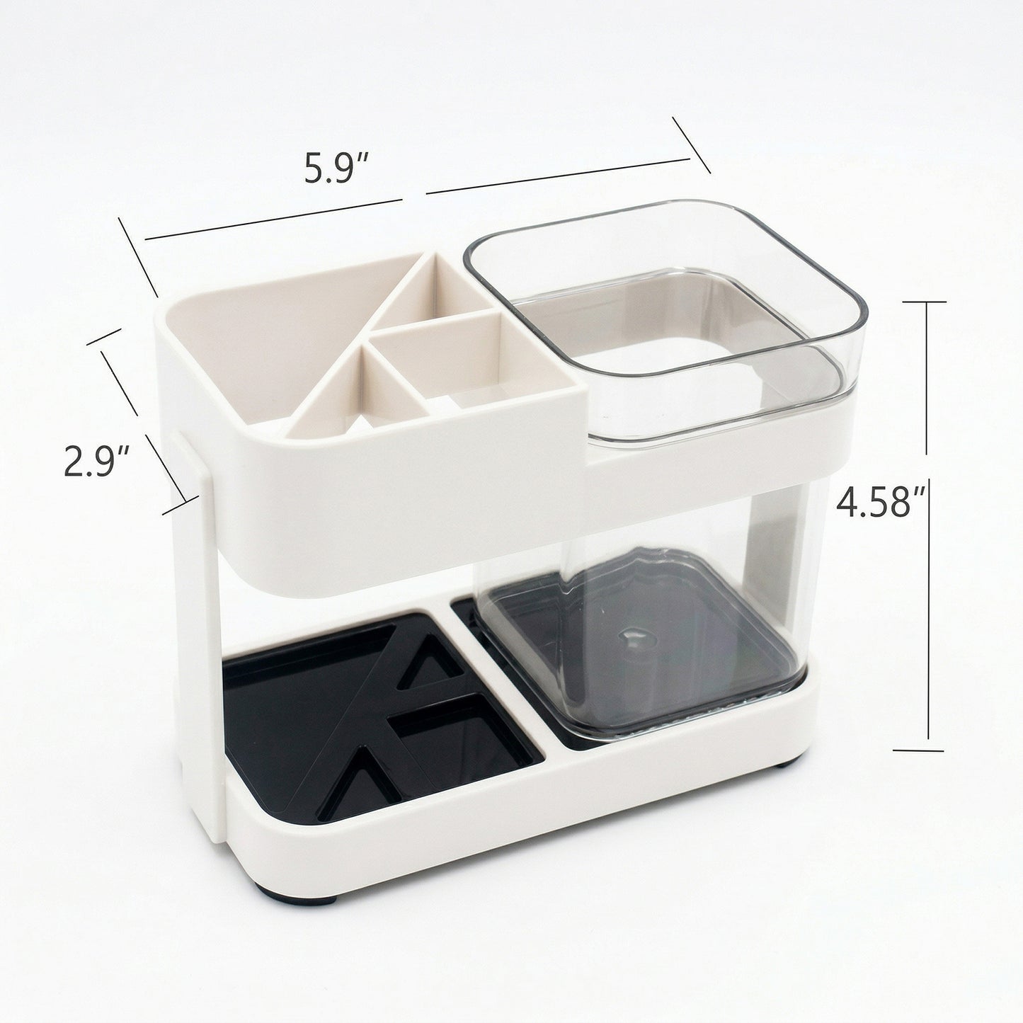 Multipurpose Toothbrush & Toothpaste Stand Holder (1 Set)