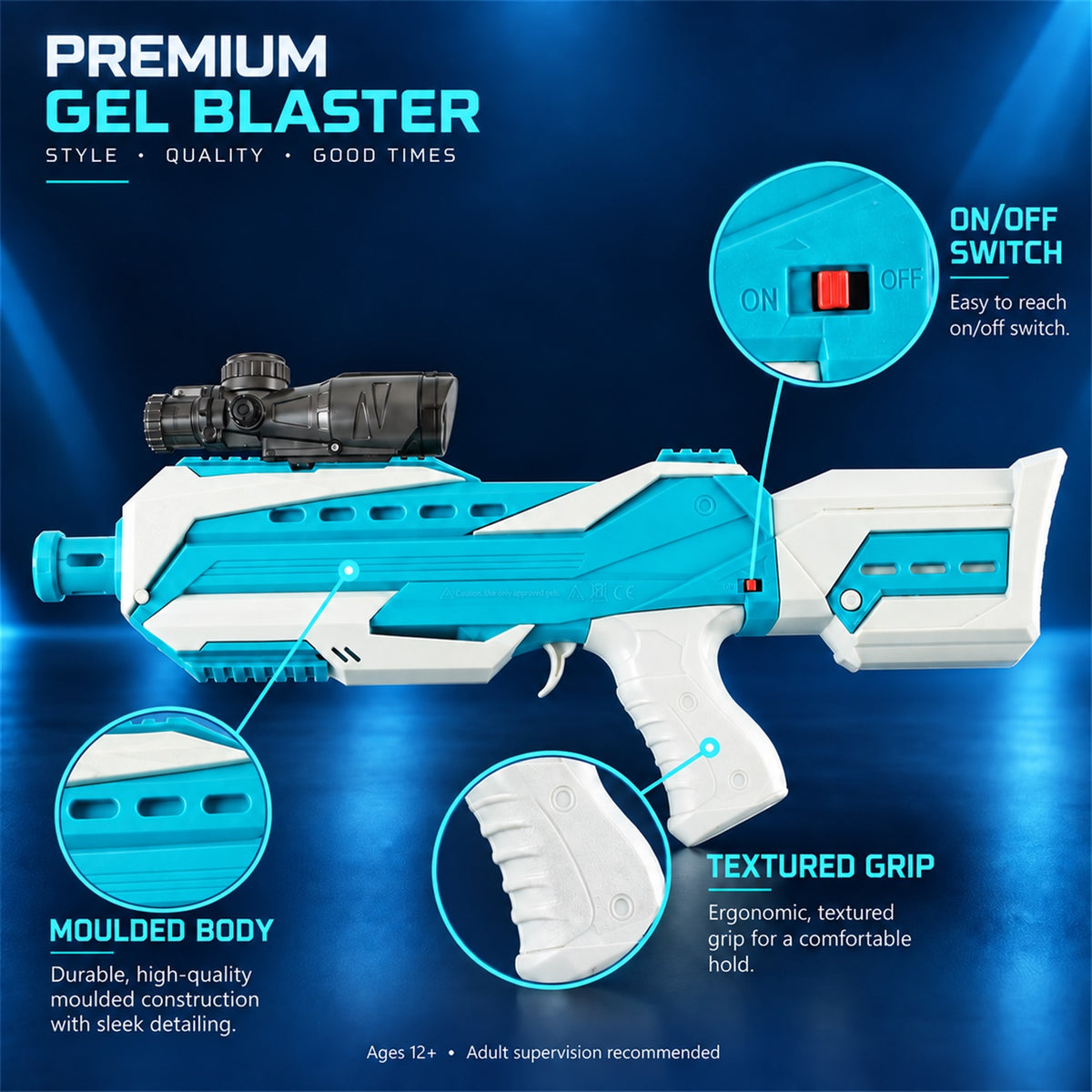 Gel blaster gel beads detail