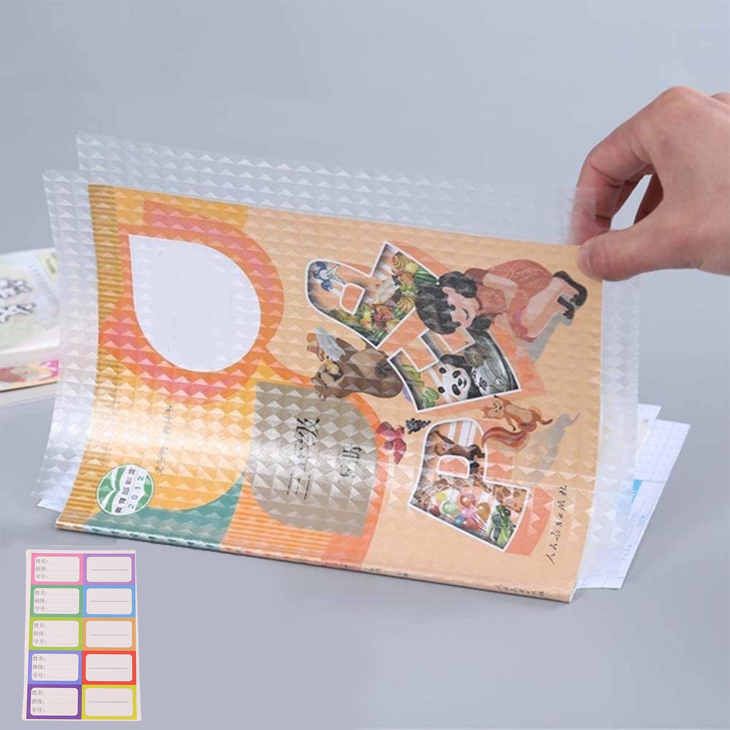 Transparent Book Cover (10 Pcs Set / 47x37 Cm)
