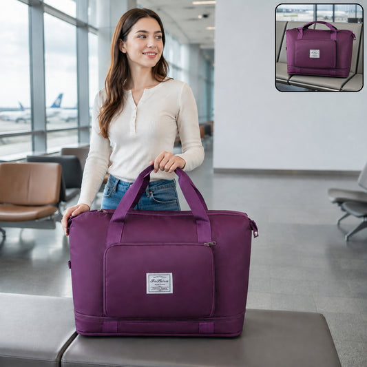 Foldable Travel Bag – Expandable, Waterproof Weekender | FERVENT