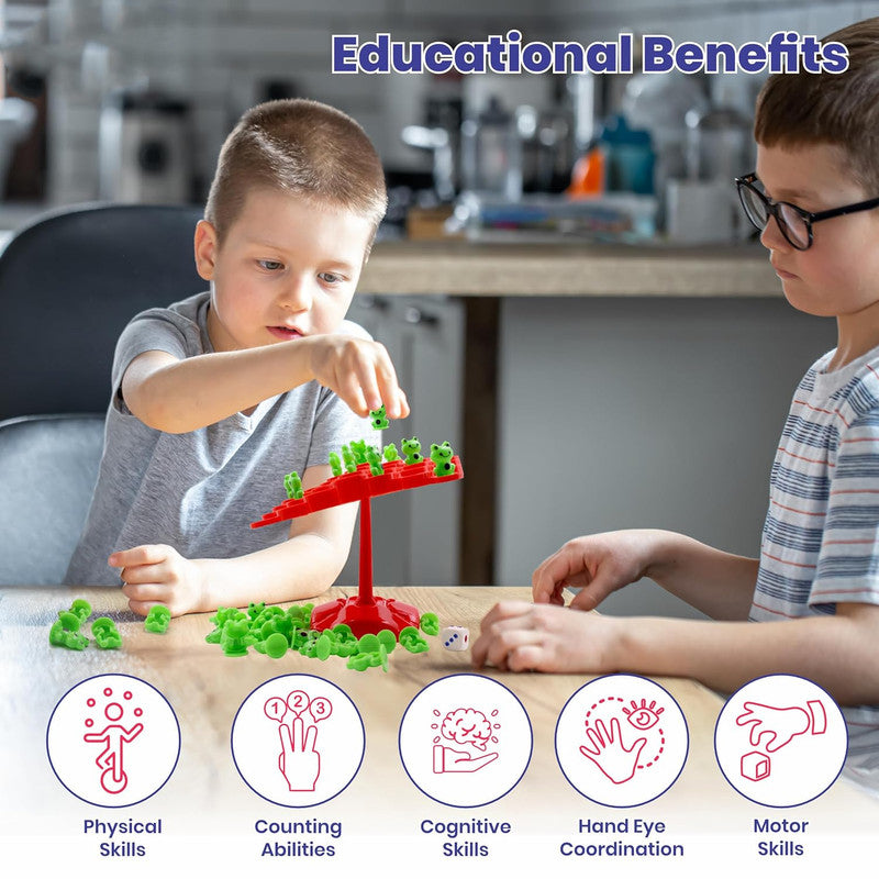 Aditi Froggy Wobble Balance Game for Kids – Fun Tilt & Stack Challenge