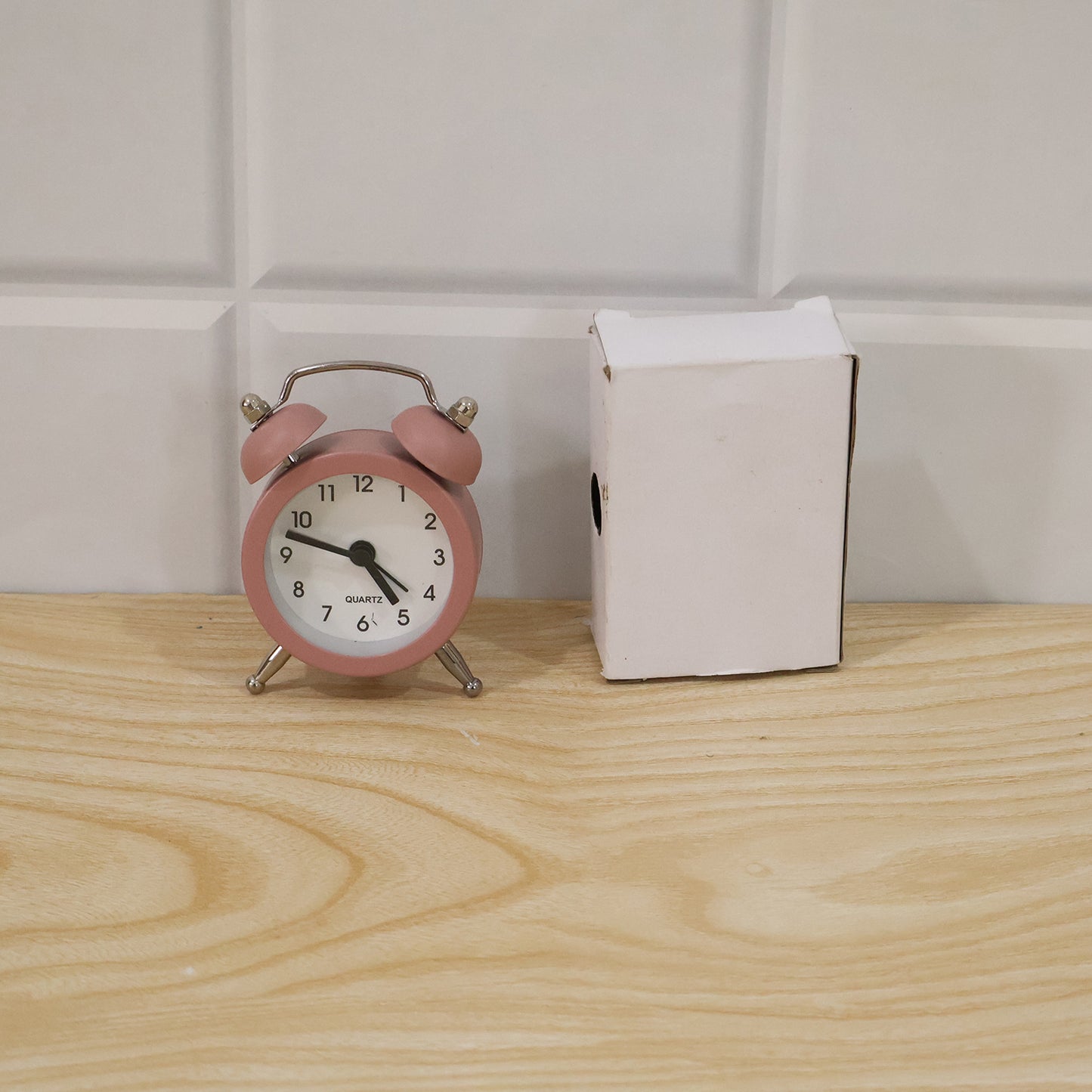 Mini Twin Bell Analog Alarm Clock Vintage Table Desk Loud Ringer (1 Pc)
