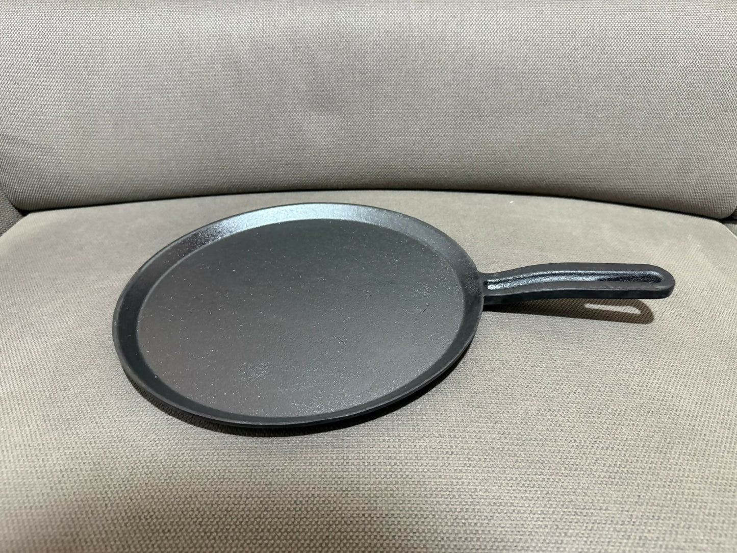 Vikas Cast Iron Dosa Tawa with food cooked