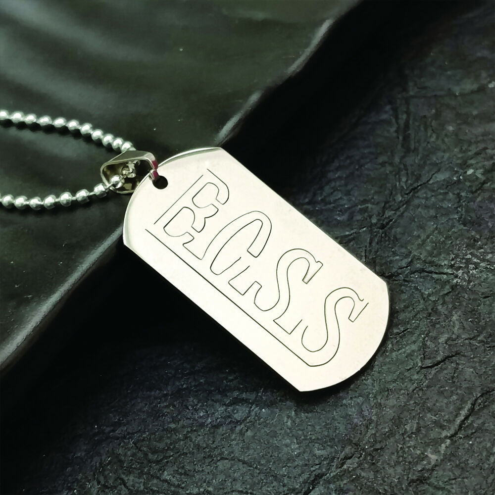 Boss Chain Pendant For Men