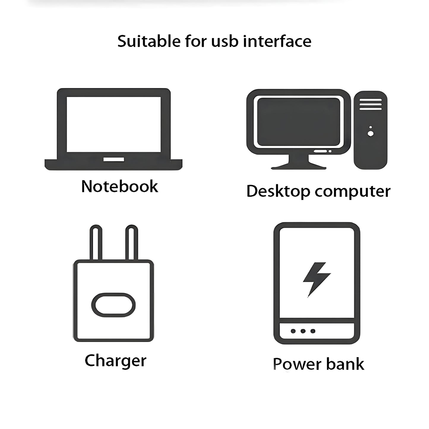 Mini USB LED Night Light - (2 Pc / Set)