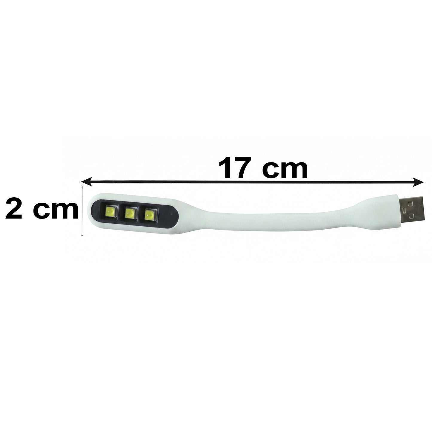 Mini Flexible USB LED Light Gooseneck Reading Lamp for Laptop (1 Pc)