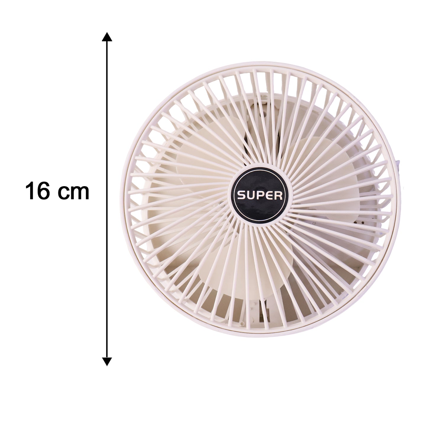 Portable Foldable USB Desktop Fan with Adjustable Height Stand (1 Pc)