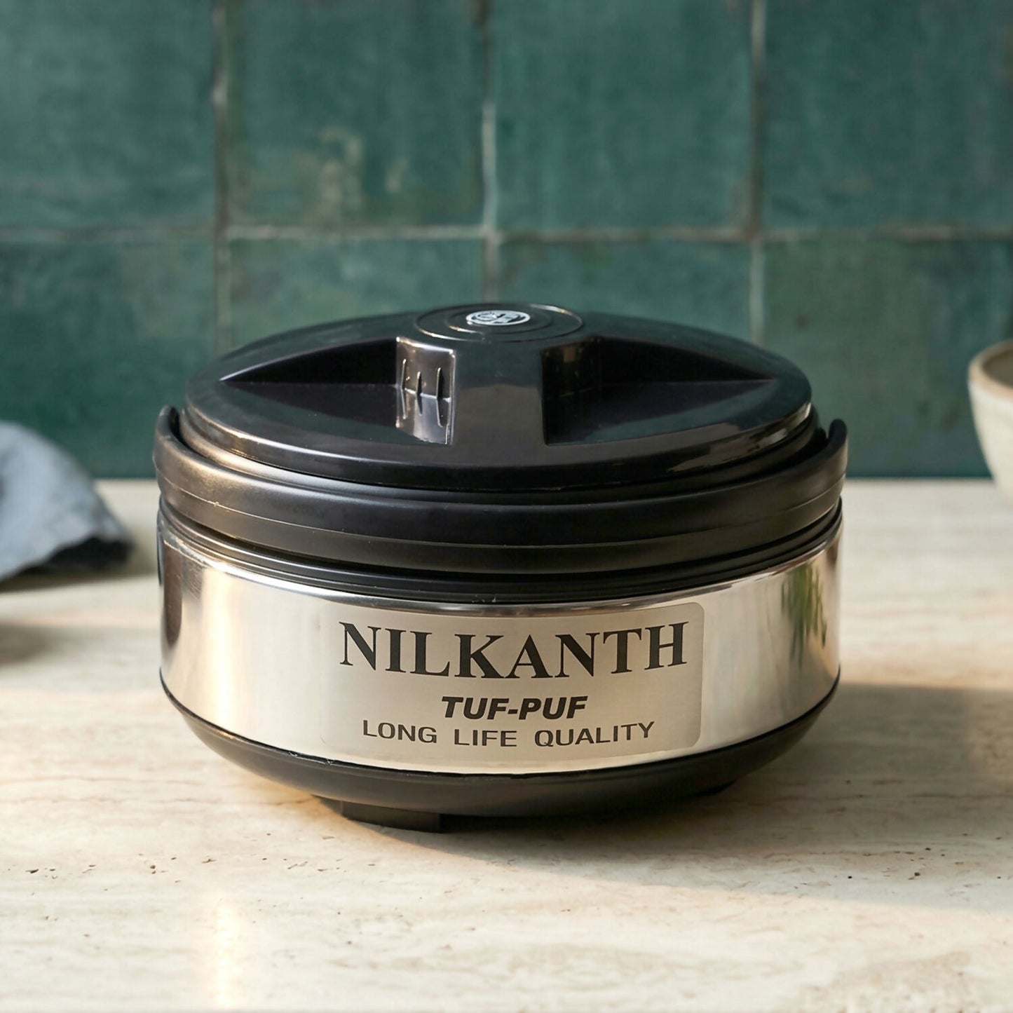 Double Wall Food Storage Container for Roti, Rice & Meals (Hot & Cold Food Keeper) 2000 ml