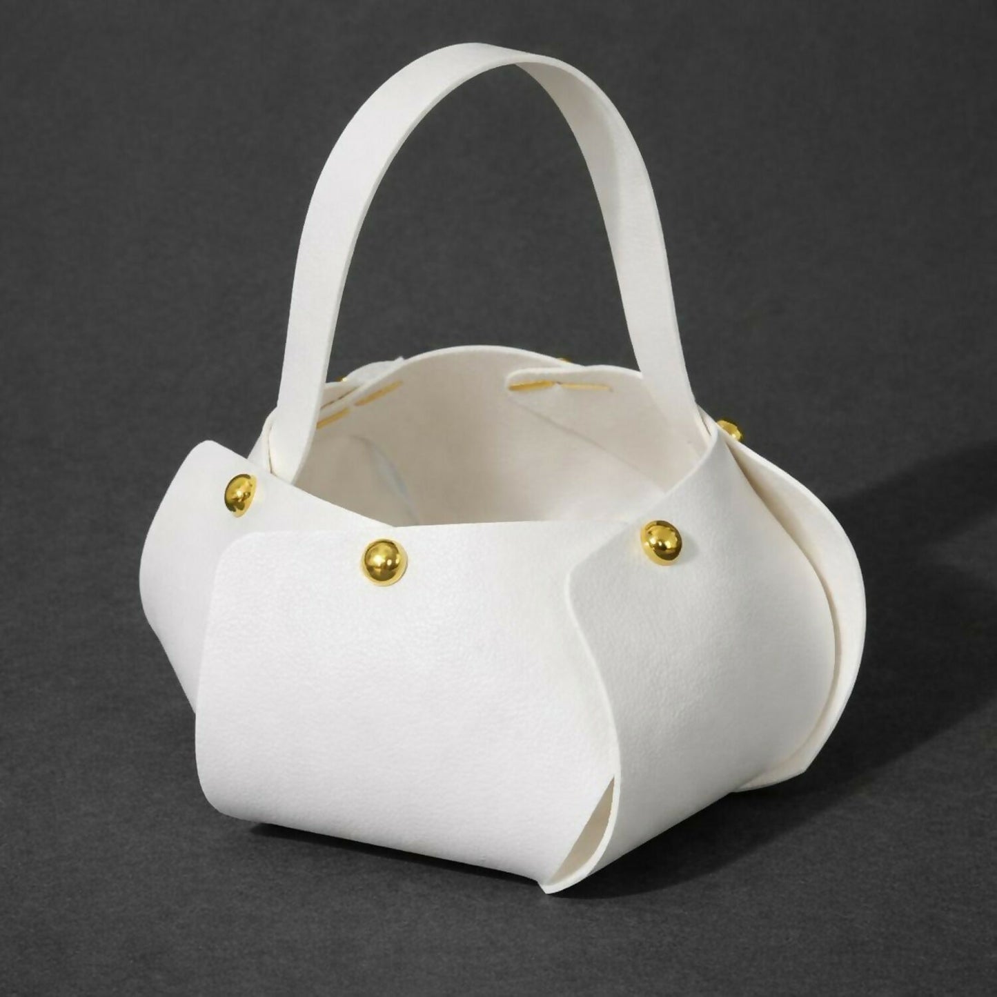 Mini Handheld Bag for Women with Structured Design | Compact Casual & Gift Purse (WHITE)