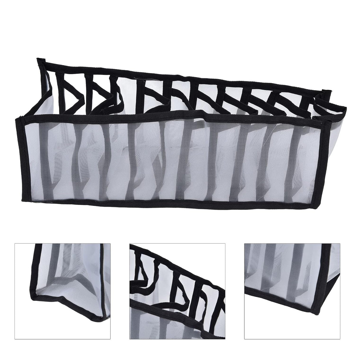 Foldable Laundry 11 Section Organizer Bag for Drawer and Wardrobe Storage (1 Pc)